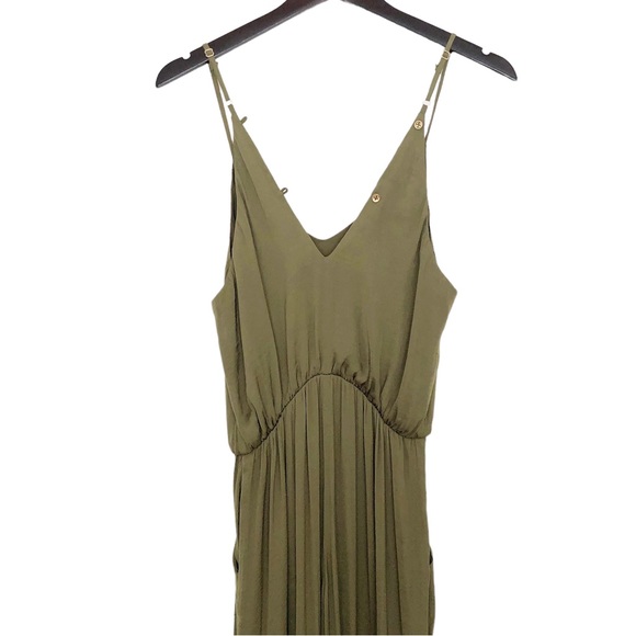 Xhiliration- Olive Green Button Back Jumper - Picture 5 of 8